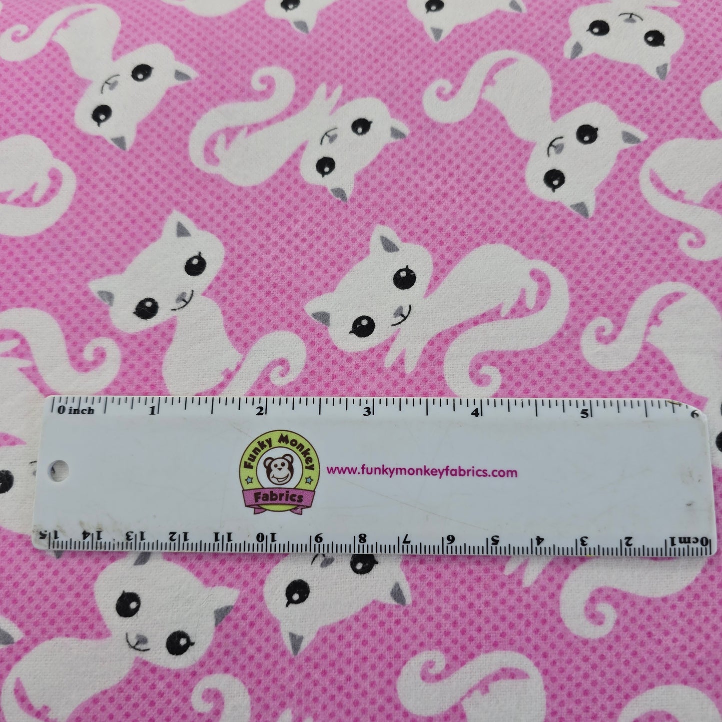 Posing Cats on Pink - AE Nathan Flannel