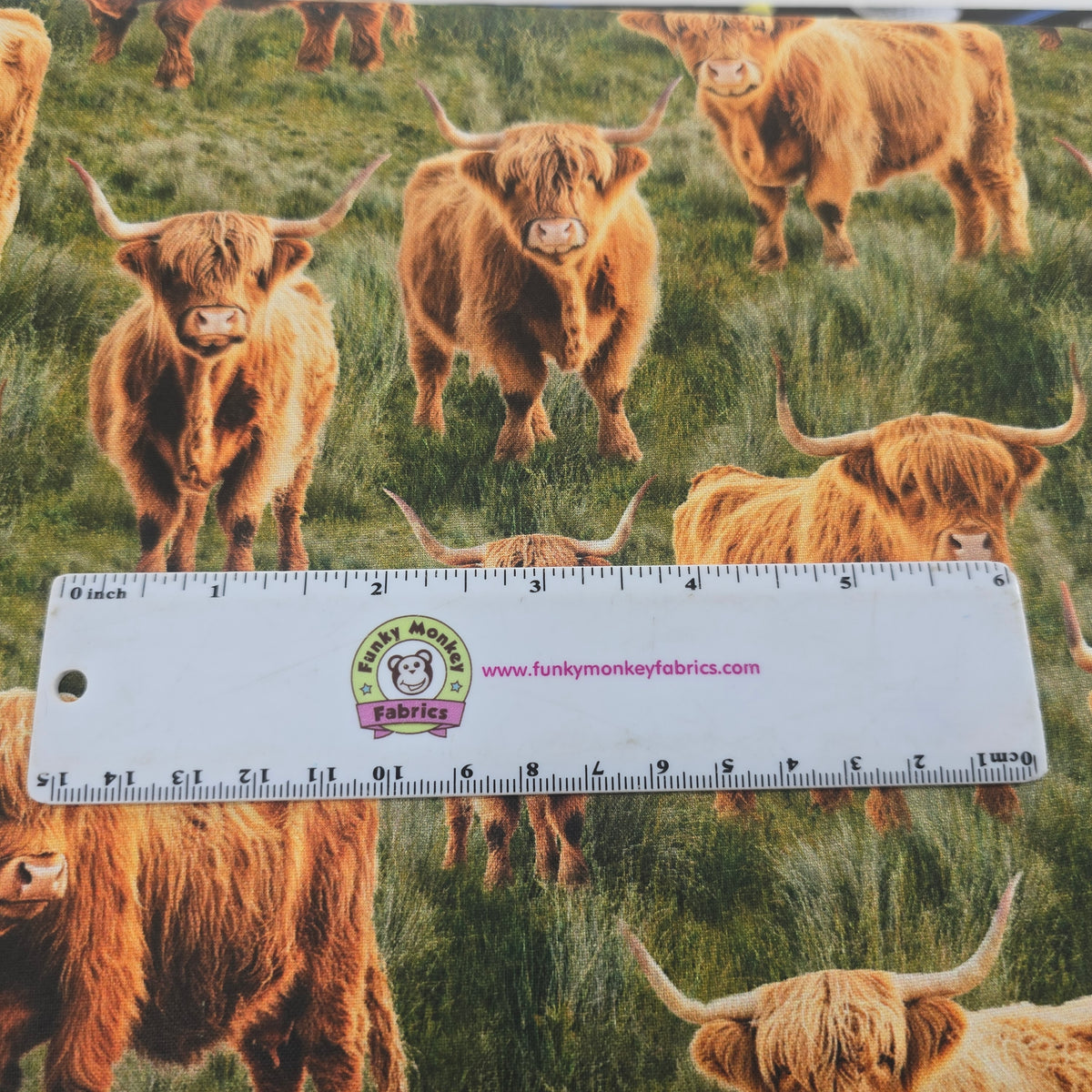 Highland Cows - KK Fabrics Cotton
