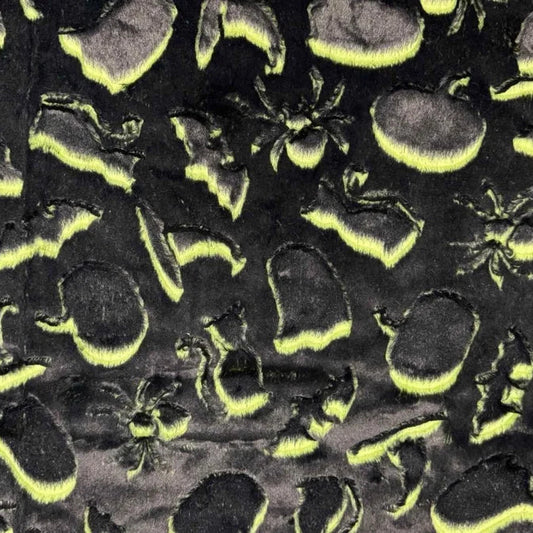 Slime Frosted Spooky Luxe - Shannon Fabrics Cuddle Minky