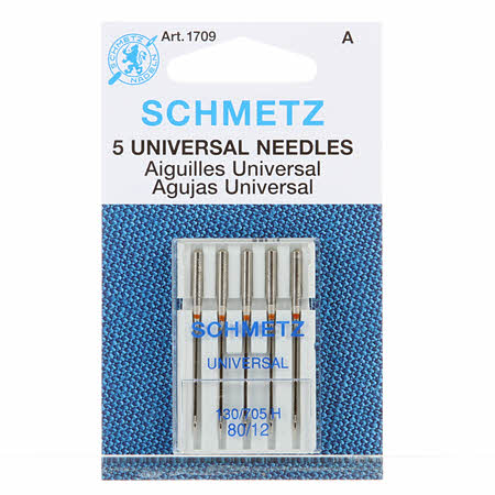 Schmetz Universal Machine Needles 80/12 (5 pack)