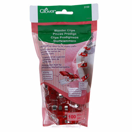 Funky Clips Red Wonder Clips 100 Pack – Funky Monkey Fabrics