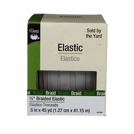 1.27cm (1/2") Dritz Braided Elastic