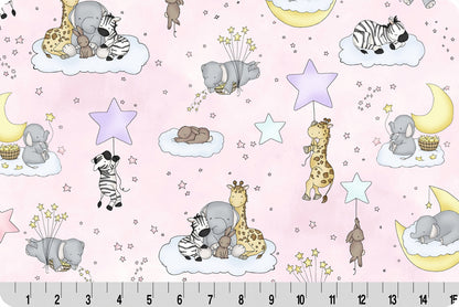 Pink Dreamscape Digital - Shannon Fabrics Cuddle Minky