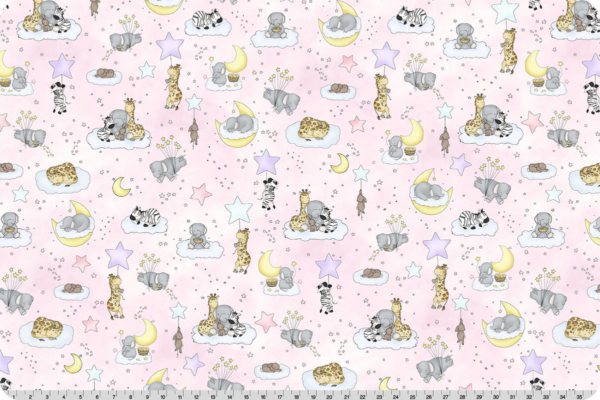 Pink Dreamscape Digital - Shannon Fabrics Cuddle Minky