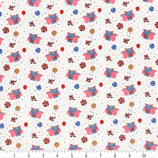 CLEARANCE White Dumbo Circus Act - Camelot Cotton
