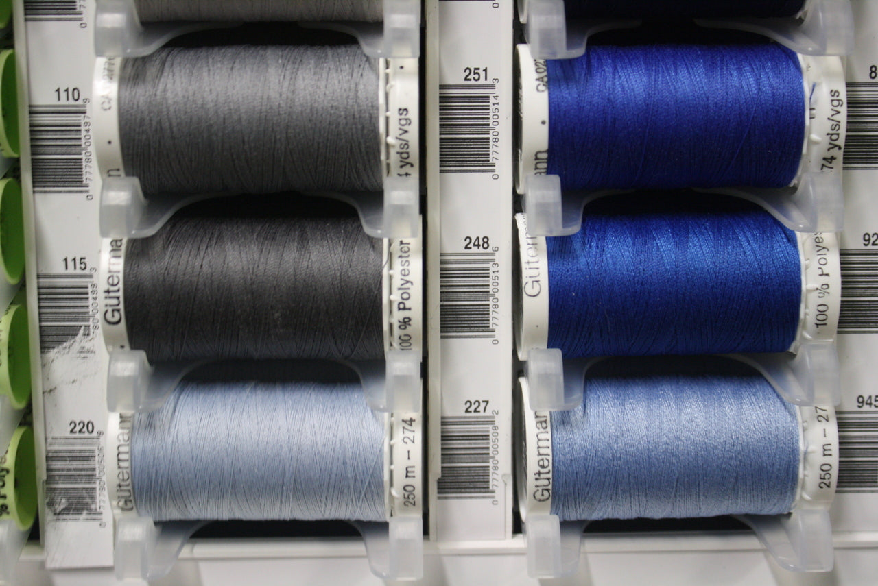 Cobalt Blue #251 Polyester Thread - 250m