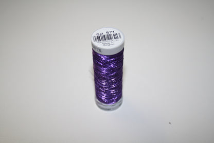 Purple #571 Metallic Thread - 200m