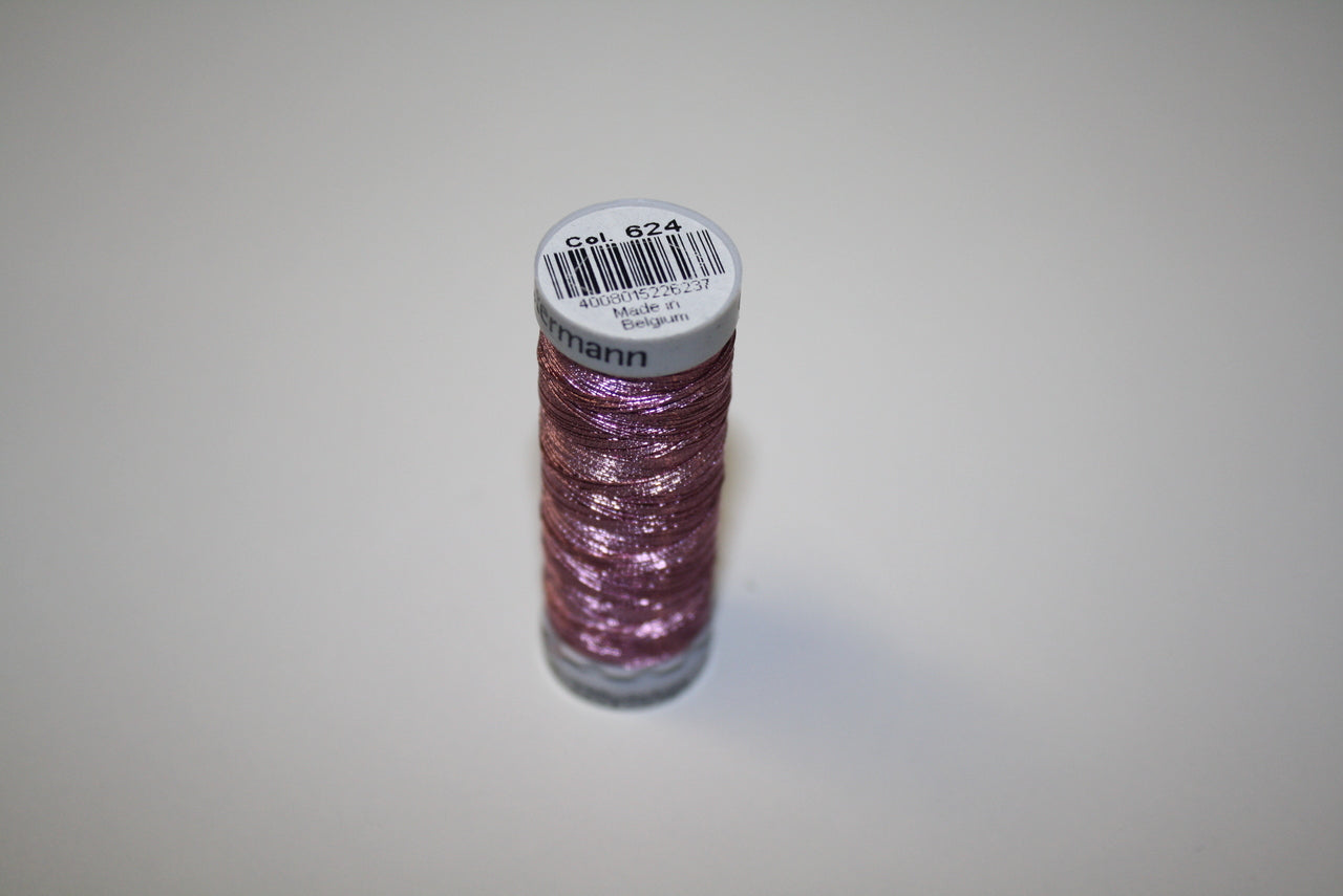 Pink #624 Metallic Thread - 200m