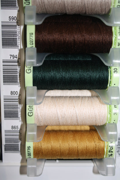 Gold #865 Polyester Top Stitching - 30m