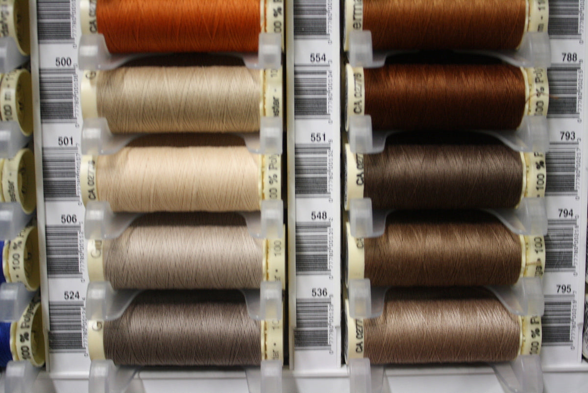 Tan Thread Poly Tan #536 Polyester Thread - 100m – Funky Monkey Fabrics