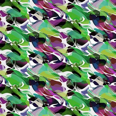 CLEARANCE Divine Nature Green Wisp - Clothworks Cotton