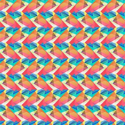 CLEARANCE Divine Nature Multi Bright Digital Fracture - Clothworks Cotton